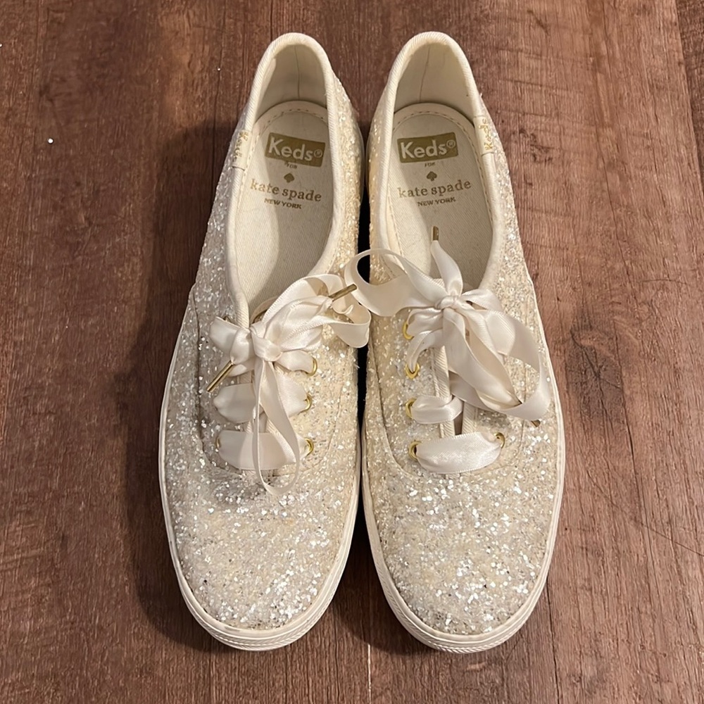 Kate Spade Platform Glitter Keds
